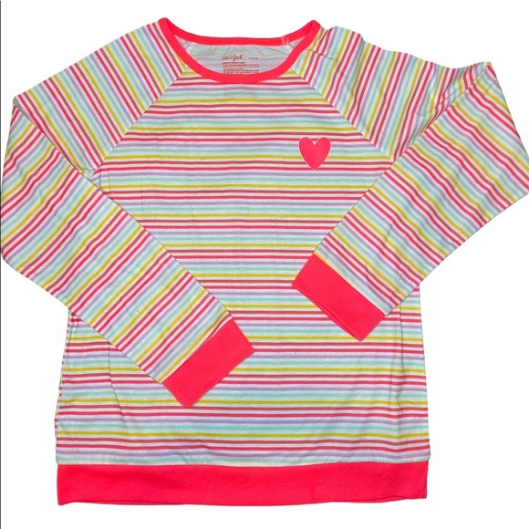 Neon Stripes Sweater Cat&Jack size L(10/12) - Picture 1 of 3